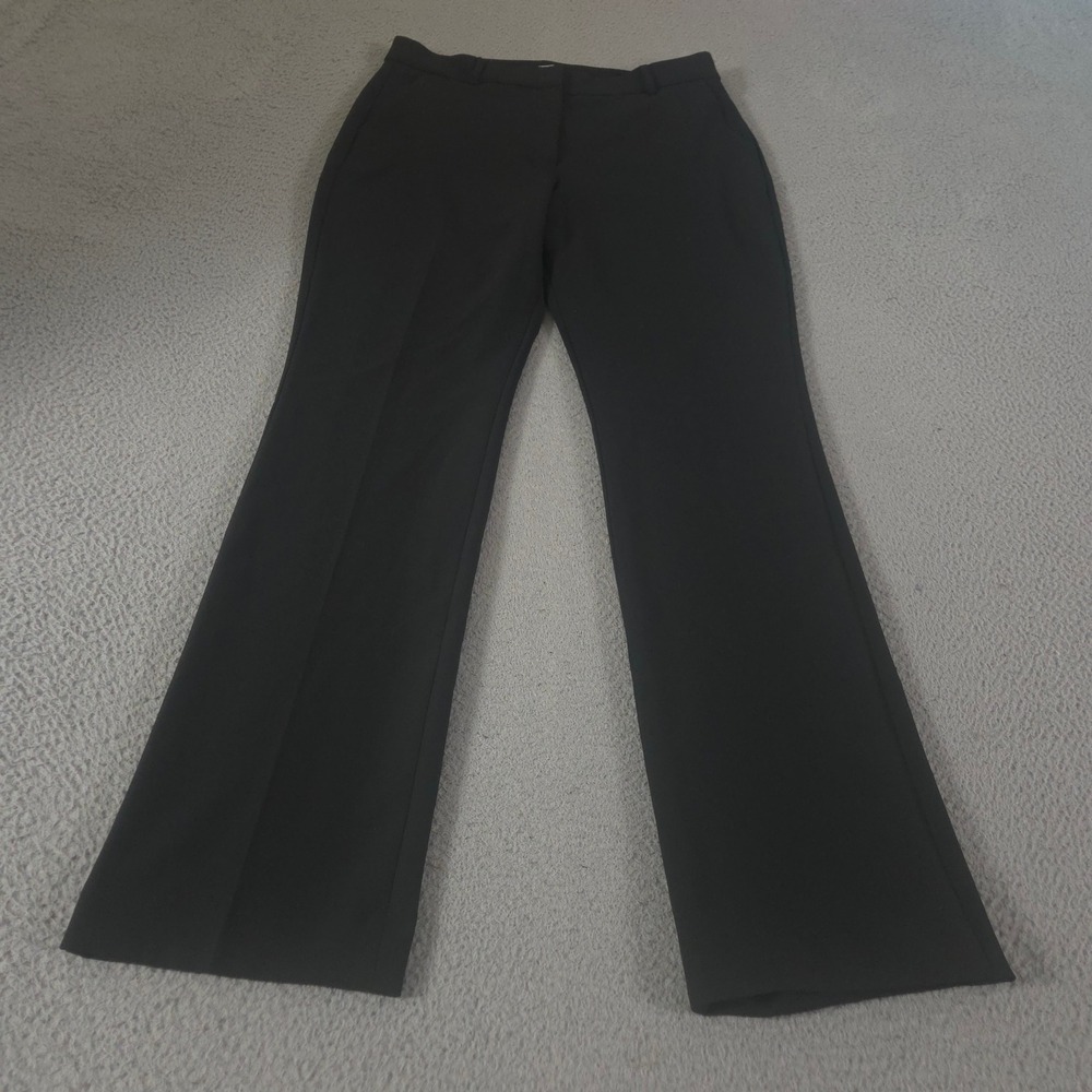 Express Pants Womens 10 Black Editor Boot Mid Rise Stretch Dress Work Trousers